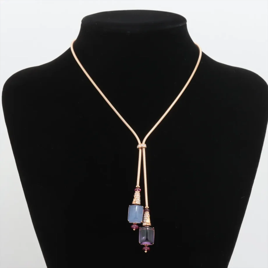 Bvlgari Muza Amethyst Chalcedony Necklace