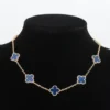 Vintage Alhambra necklace 10 motifs Van Cleef & Arpels
