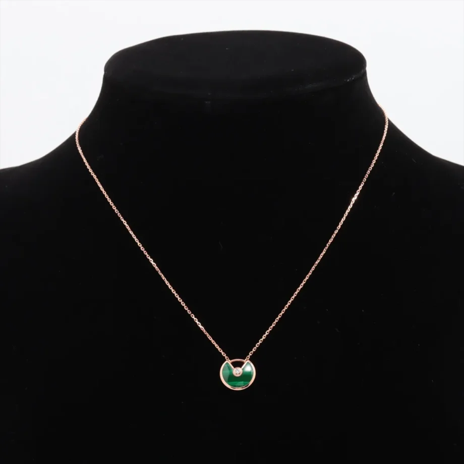 Cartier Amulette Malachite Necklace