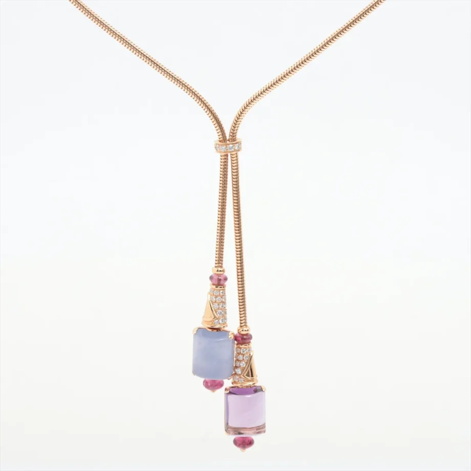 Bvlgari Muza Amethyst Chalcedony Necklace