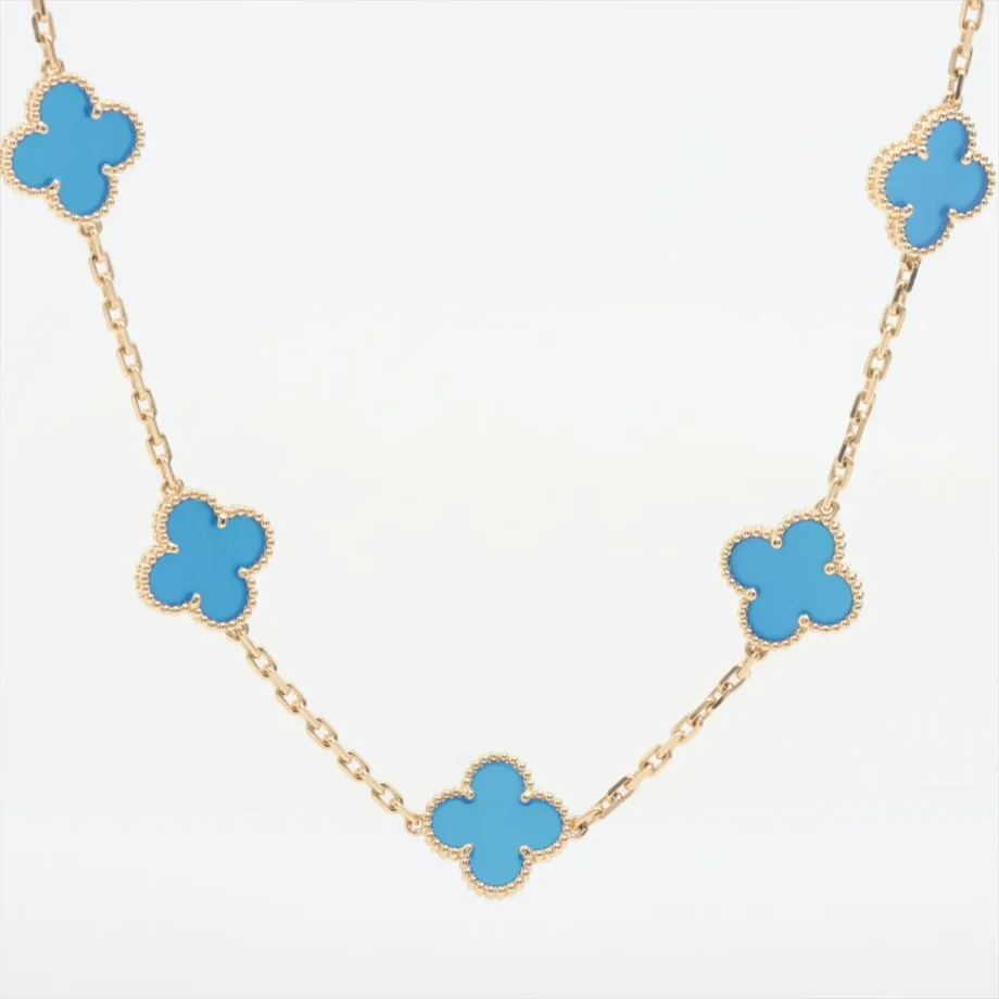 Vintage Alhambra necklace 10 motifs Van Cleef & Arpels