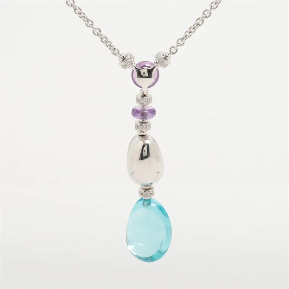 Bvlgari Mediterranean Eden Necklace Blue topaz Amethyst