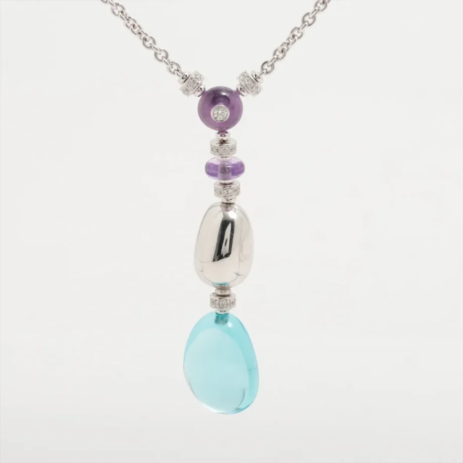 Bvlgari Mediterranean Eden Necklace Blue topaz Amethyst