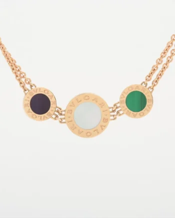 Bvlgari Bvlgari 3P shells Malachite Necklace