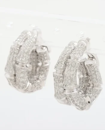 Cartier Bamboo diamond Earrings
